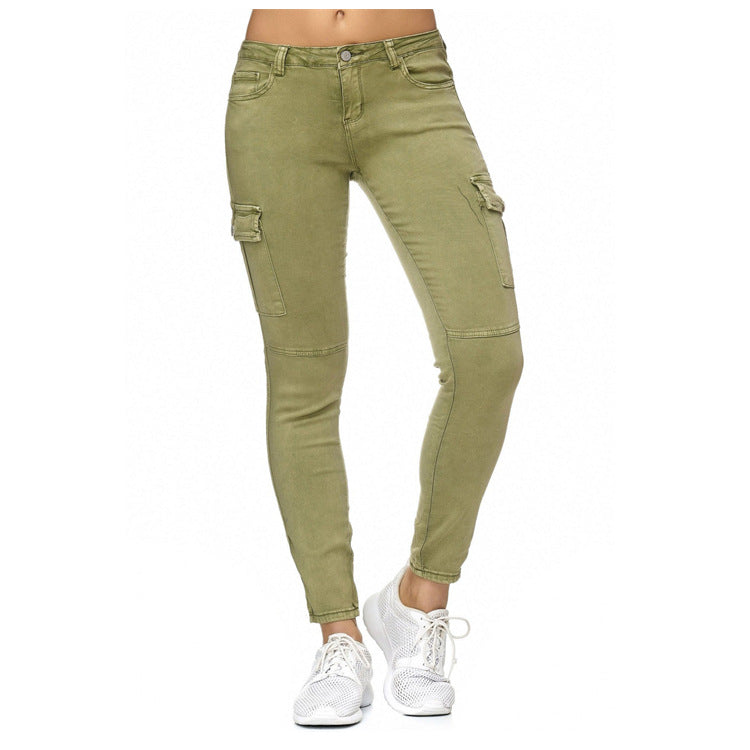 Women's Cargo Style Jeans