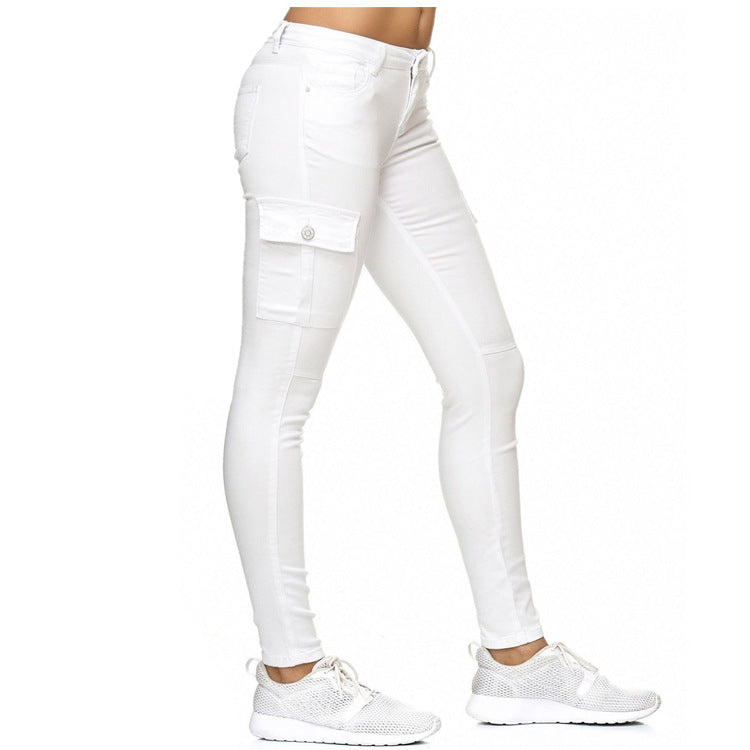 Women's Cargo Style Jeans