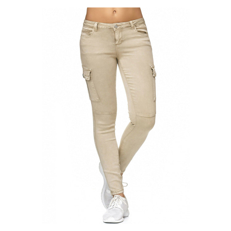 Women's Cargo Style Jeans