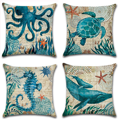 Ocean Life Pillow Case