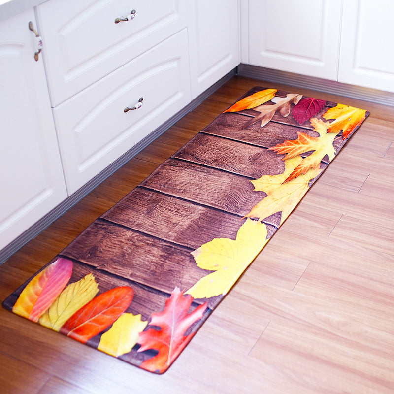 Printed floor bathroom kitchen mat