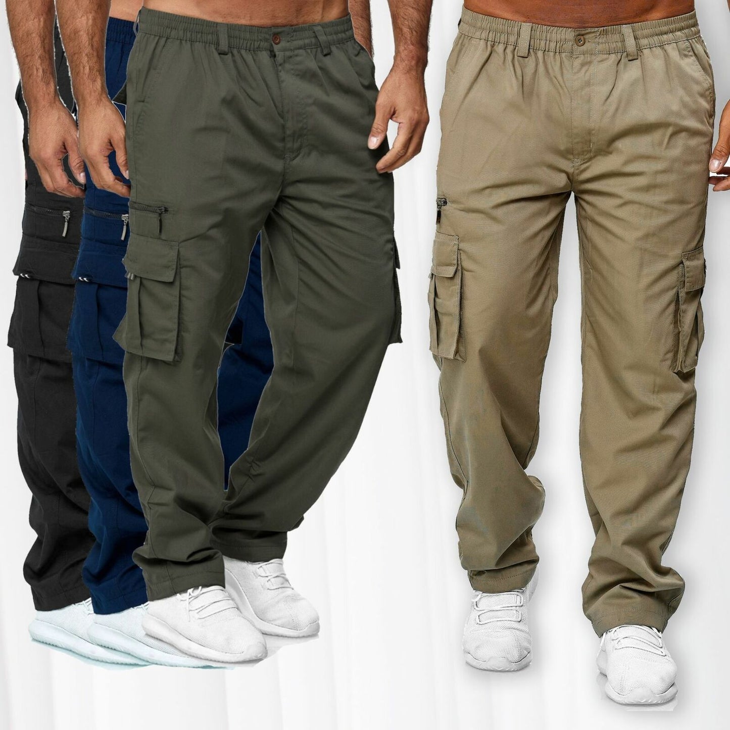 Men's Casual Loose Cargo Pants