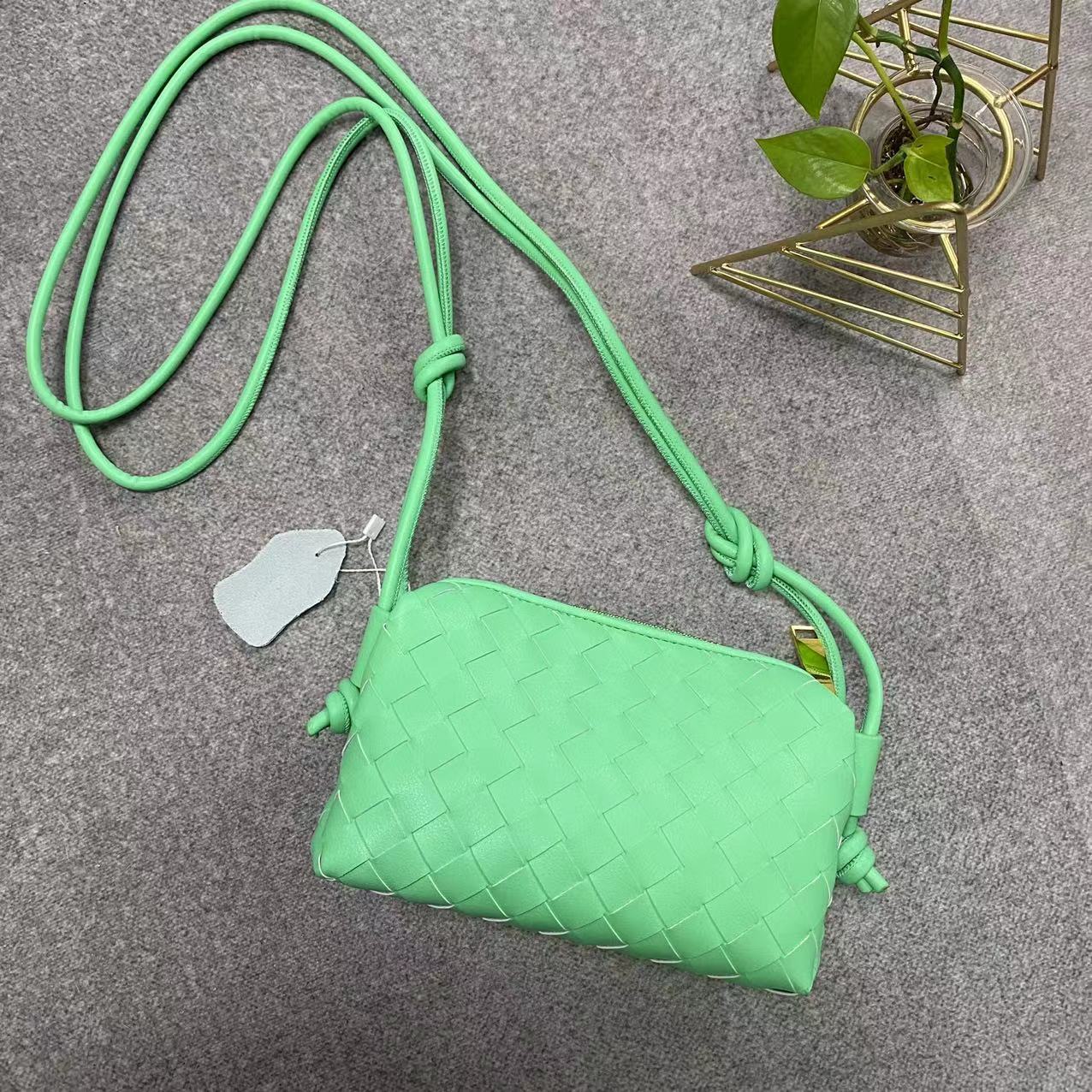 Woven Small Square Bag