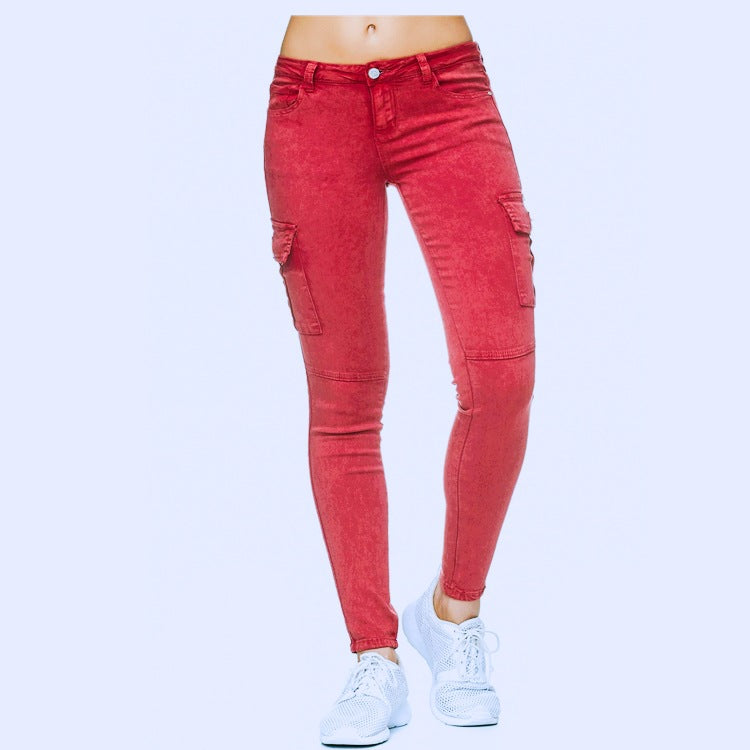 Women's Cargo Style Jeans