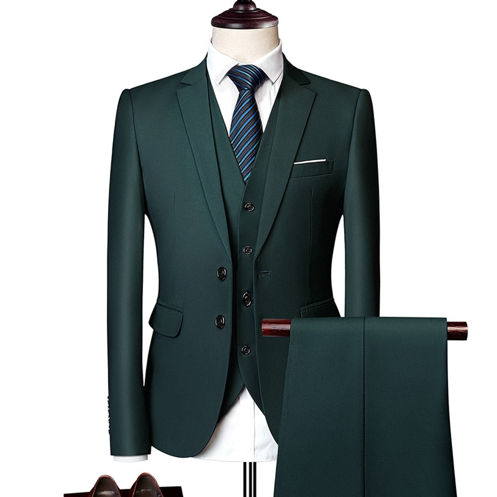 Suit three-piece suit