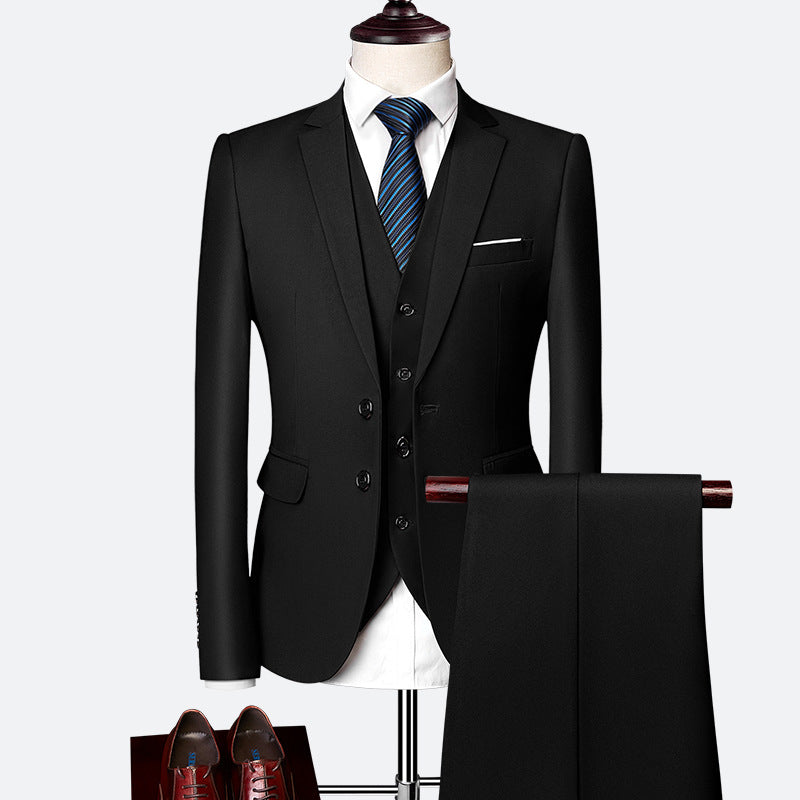 Suit three-piece suit