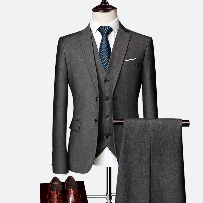 Suit three-piece suit