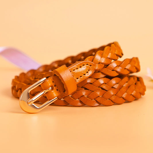 Women's Layer Leather Decorative Belt