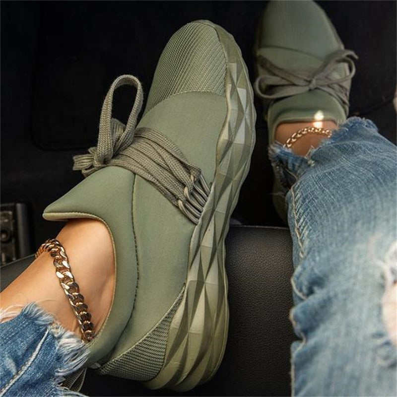 Women's Lace-up Casual Sneakers