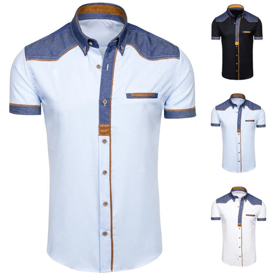 Men's Tri-color casual shirt