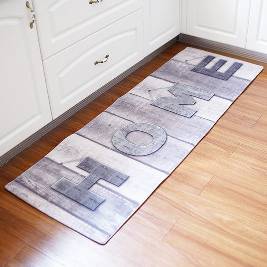 Printed floor bathroom kitchen mat