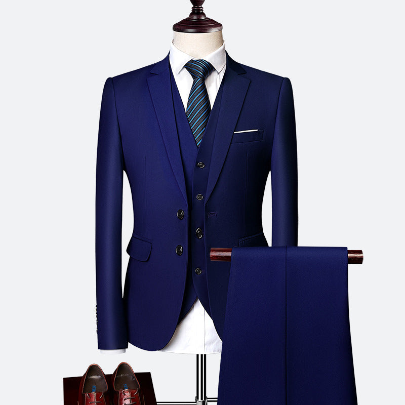 Suit three-piece suit