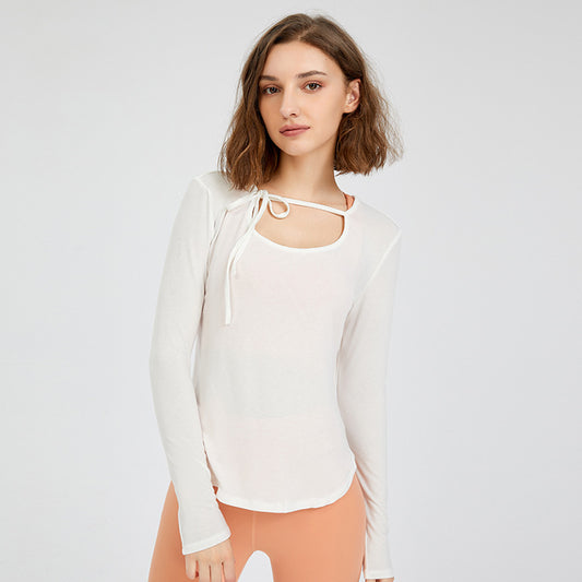 Sling Tie Long-Sleeved Shirt