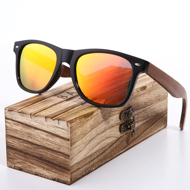 Unisex Wood Sunglasses Polarized