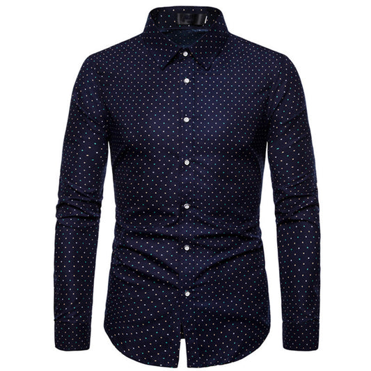 Men's Patterned Dress Shirts.