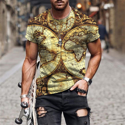 T-shirt Street Retro Print